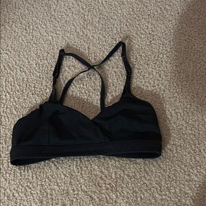 Black Strappy Women's Bralette